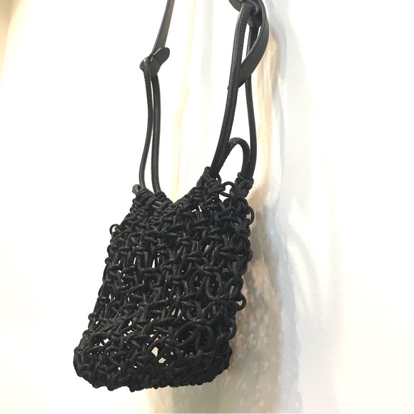 🖤Rebecca Minkoff Micro Macrame Pouch Crossbody (NWOT!) RARE!!🖤 - Picture 5 of 9